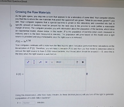 PctoredlestQuestionsheet Growing the Raw