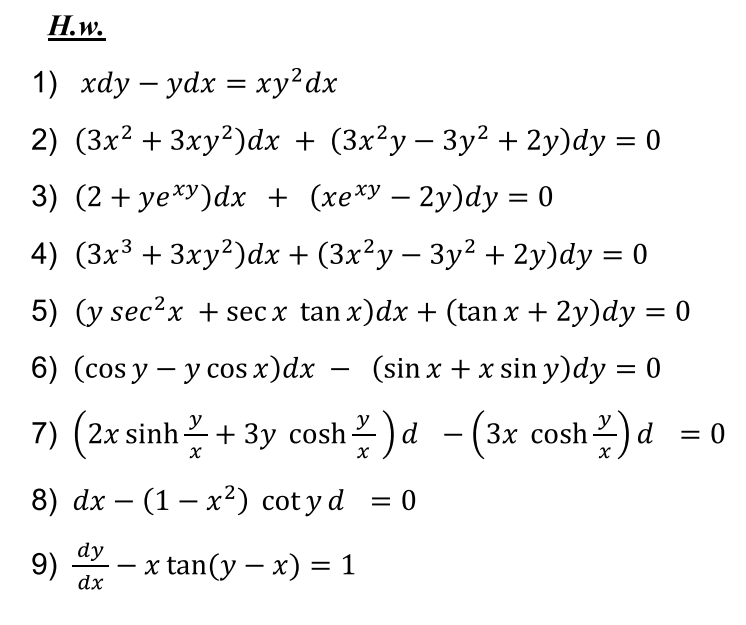 Exact x d y - y d x = x y 2 d x ( 3 x 2 + 3 x y 2