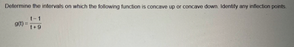 Determine the intervals on which the following