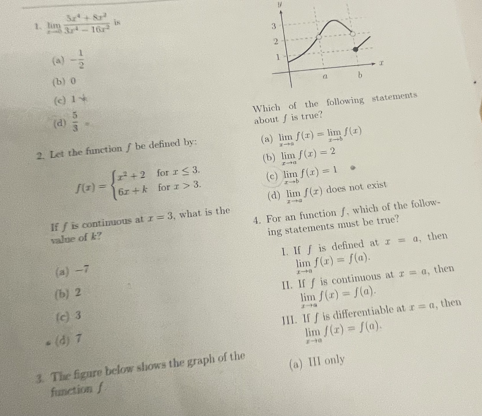 All please lim x 5 x 4 + 8 x 2 3 x 2 - 1 6 x 2 is