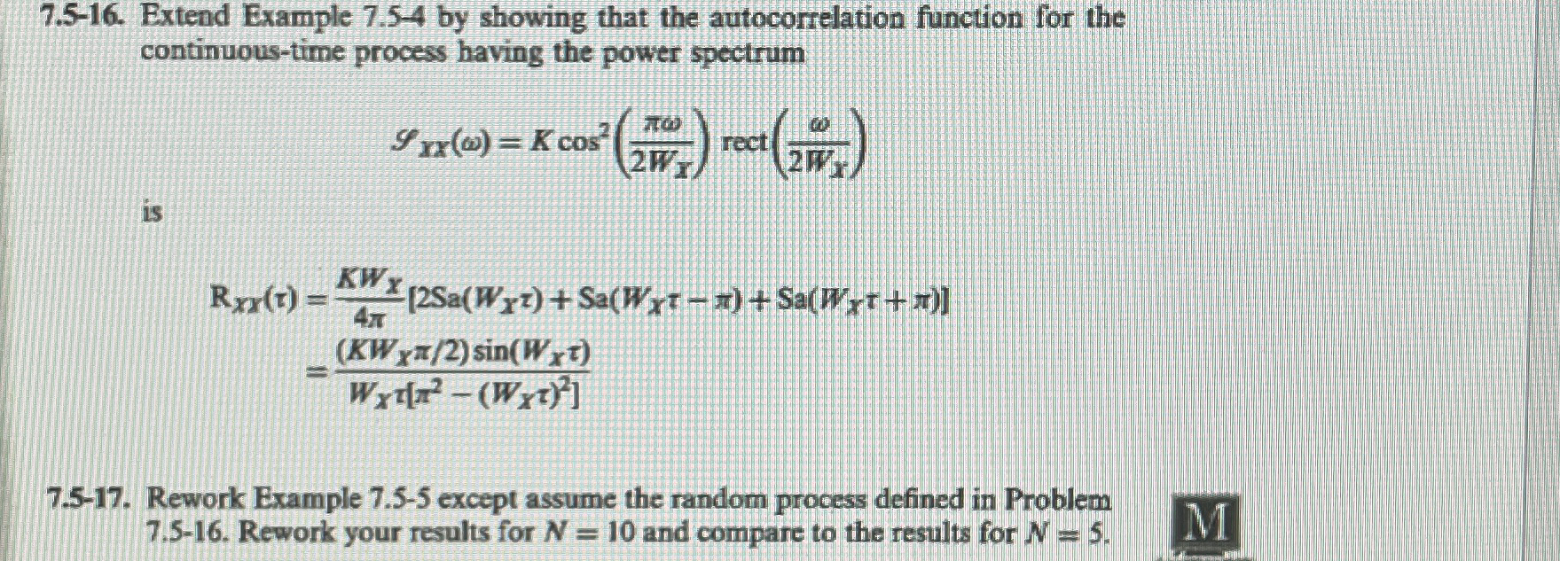 Do 7 . 5 - 1 7 7 . 5 - 1 6 . Extend Example 7 . 5