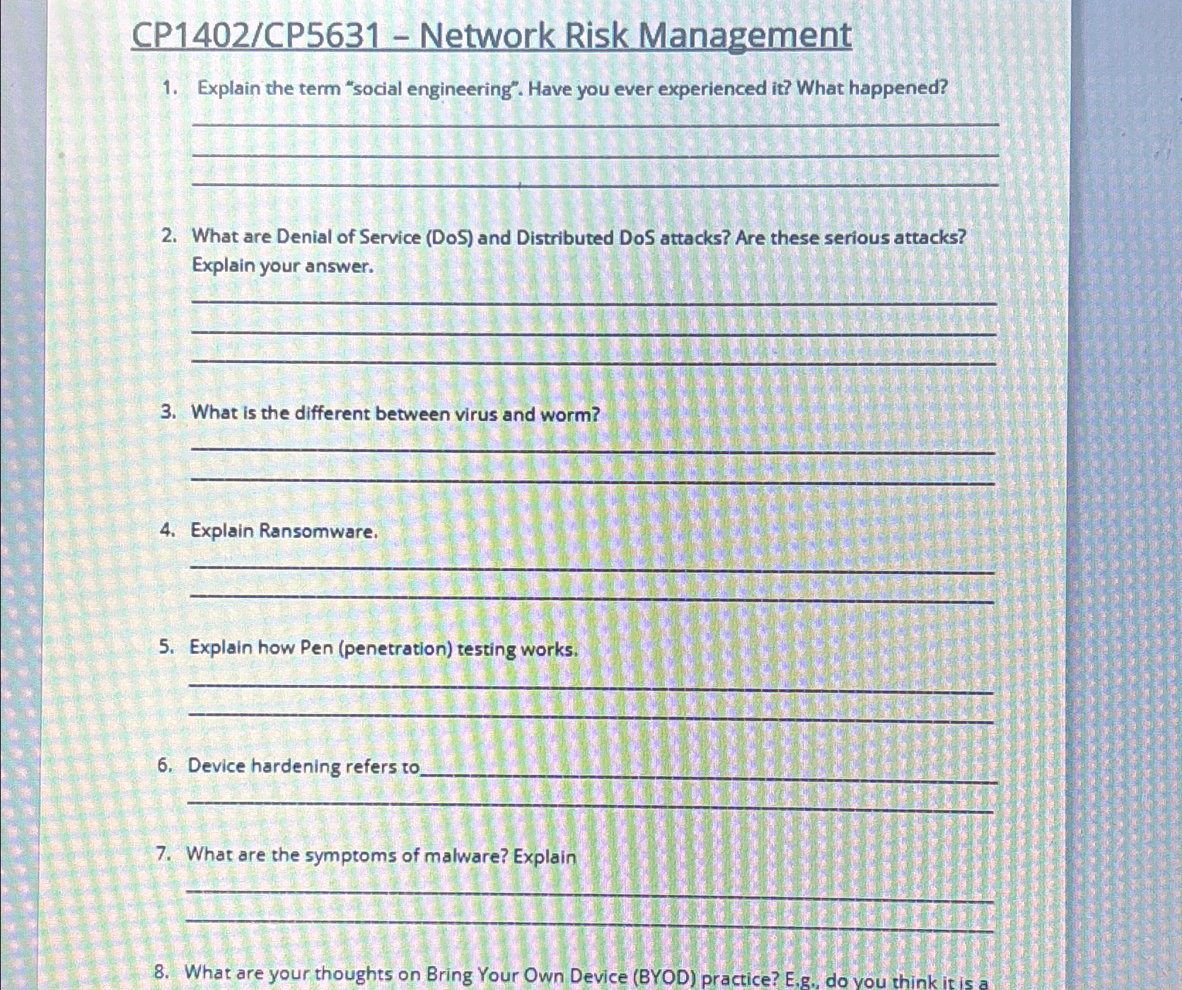 CP 1 4 0 2 / CP 5 6 3 1 - WANs What makes WANs