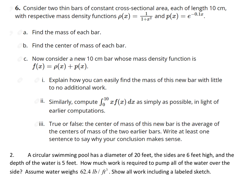 Consider two thin bars of constant cross -