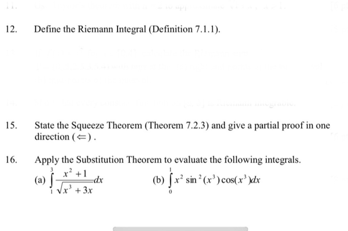 Kindly solve all 3 questions for real analysis 2