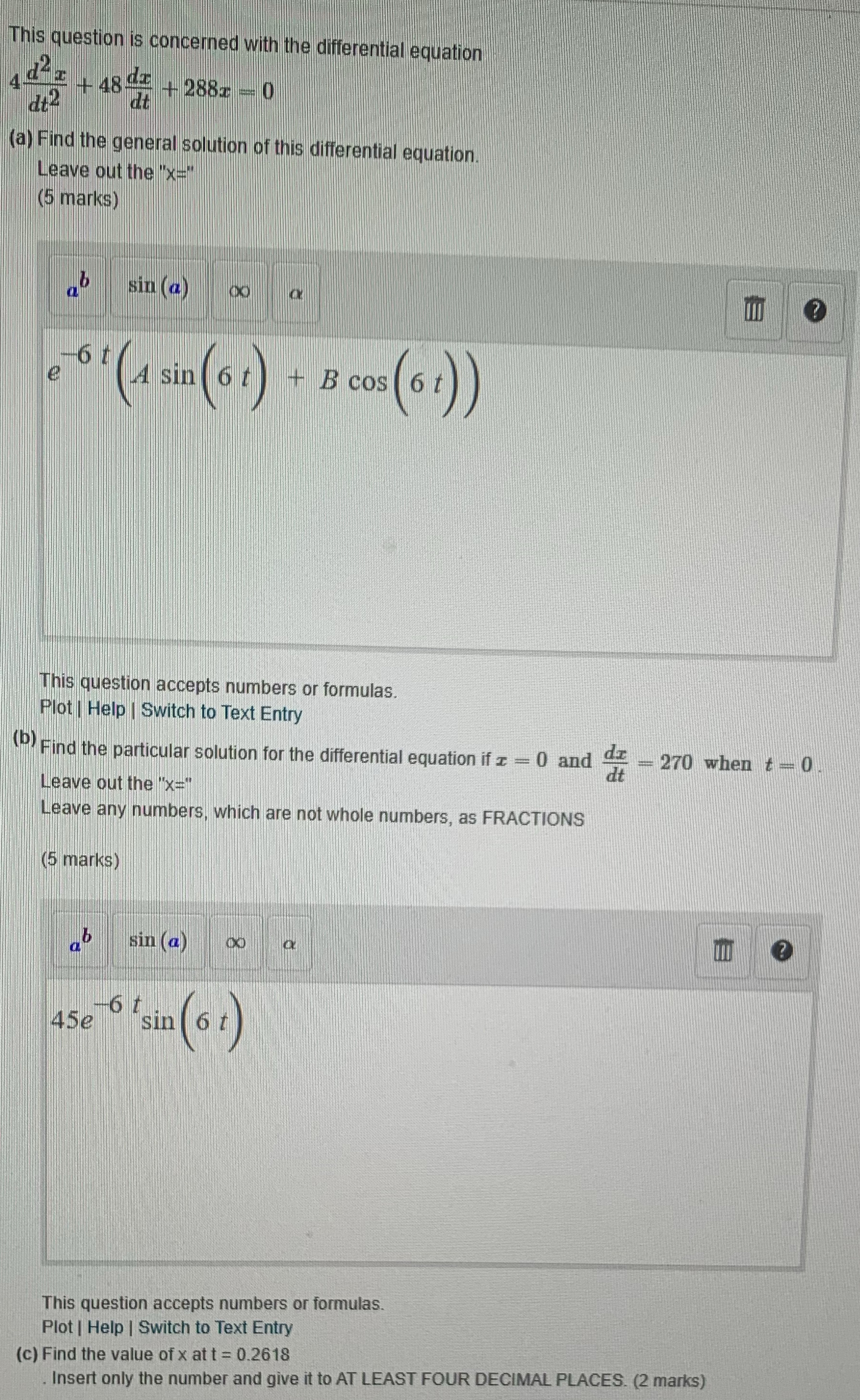 This question is concerned with the differential
