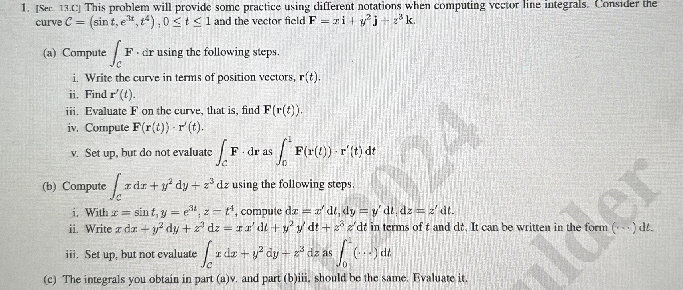 [ Sec . 1 3 . C ] This problem will provide some