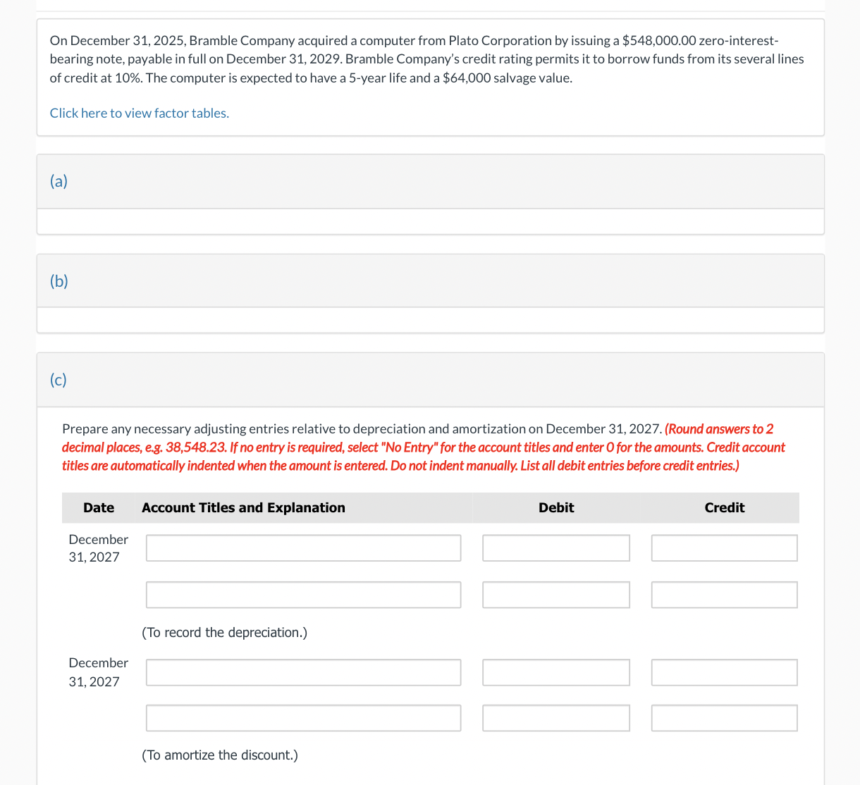 On December 3 1 , 2 0 2 5 , Bramble Company