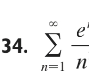 n = 1 e n n 2 determine convergs or diverges