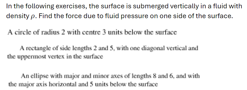 In the following exercises, the surface is