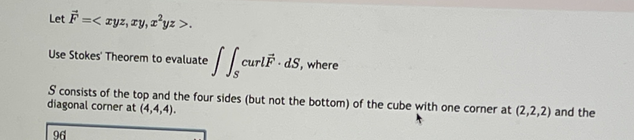 Let vec ( F ) = ( : x y z , x y , x 2 y z : ) .