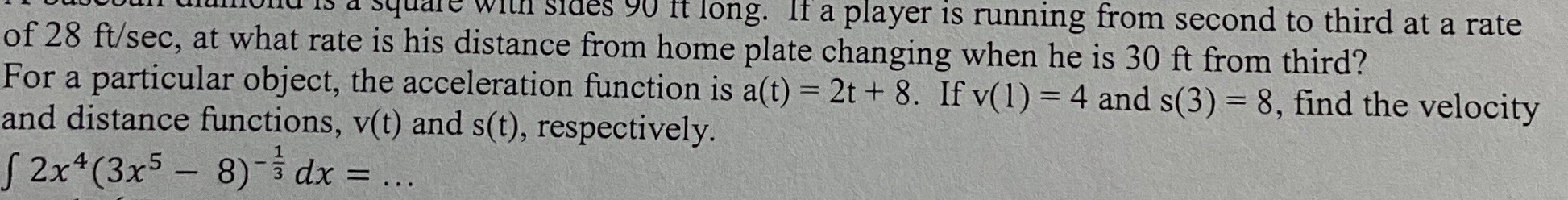 For a particular object, the acceleration