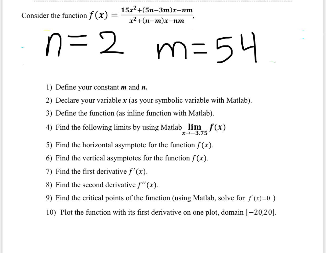 I need the graph pleaeeee Consider the function f