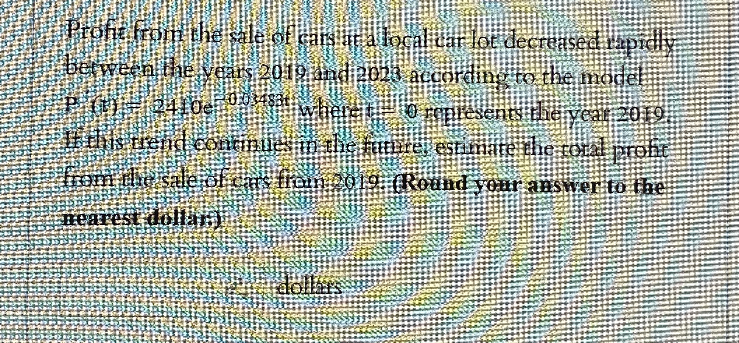 Use integration by substitution to find the