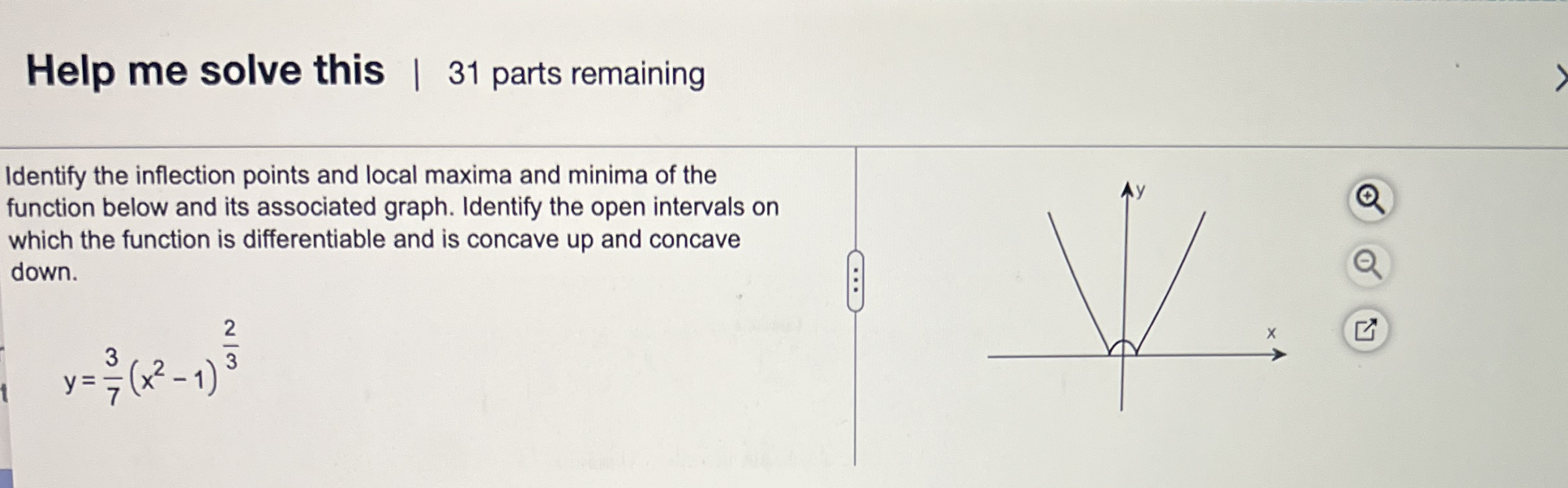 Please fully explain how to work iut the first