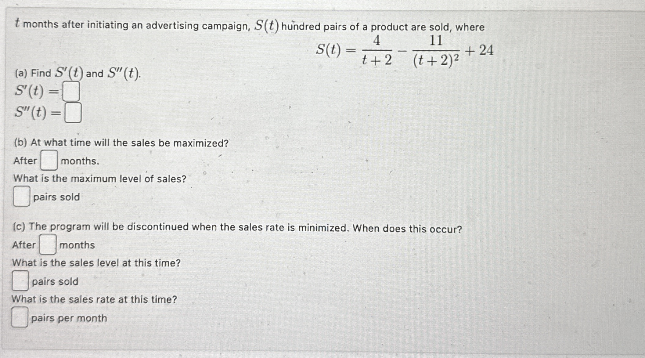 t months after initiating an advertising