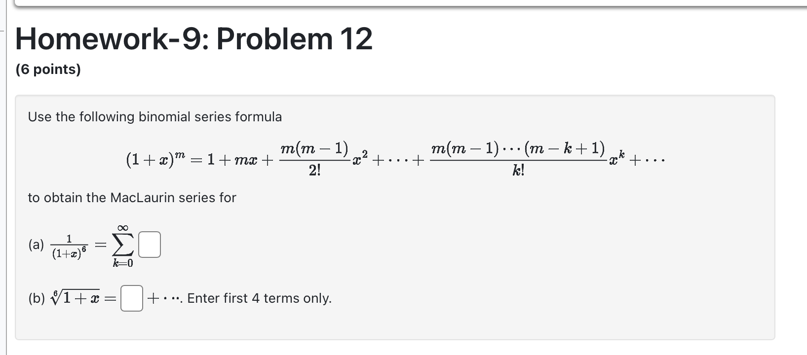 Homework - 9 : Problem 1 2 ( 6 points ) Use the