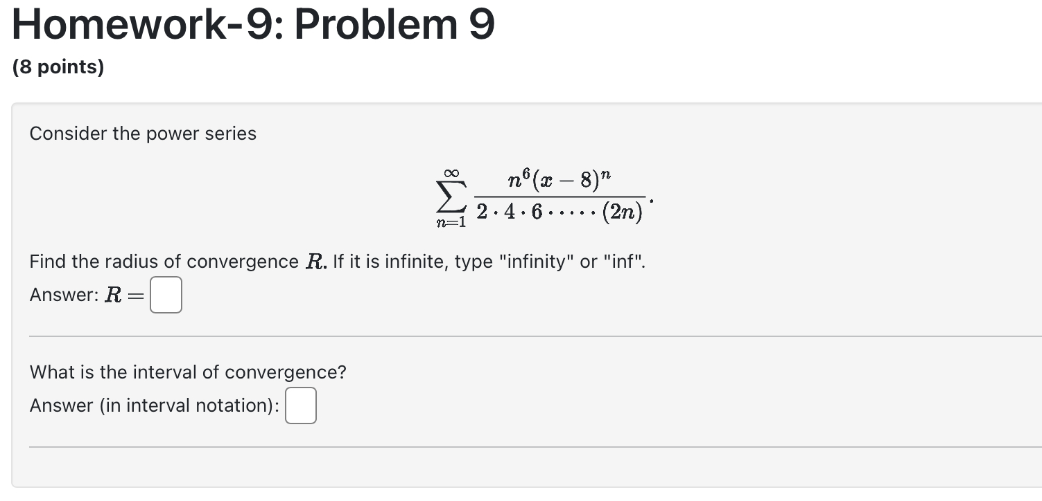 Homework - 9 : Problem 9 ( 8 points ) Consider