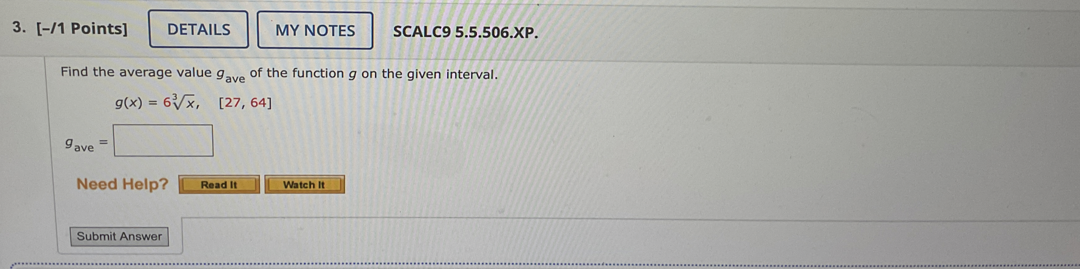 [ - / 1 Points ] SCALC 9 5 . 5 . 5 0 6 . XP .