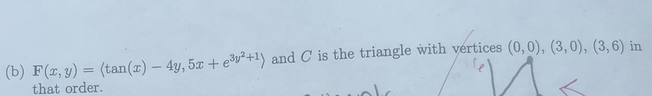 ( b ) F ( x , y ) = ( : t a n ( x ) - 4 y , 5 x +