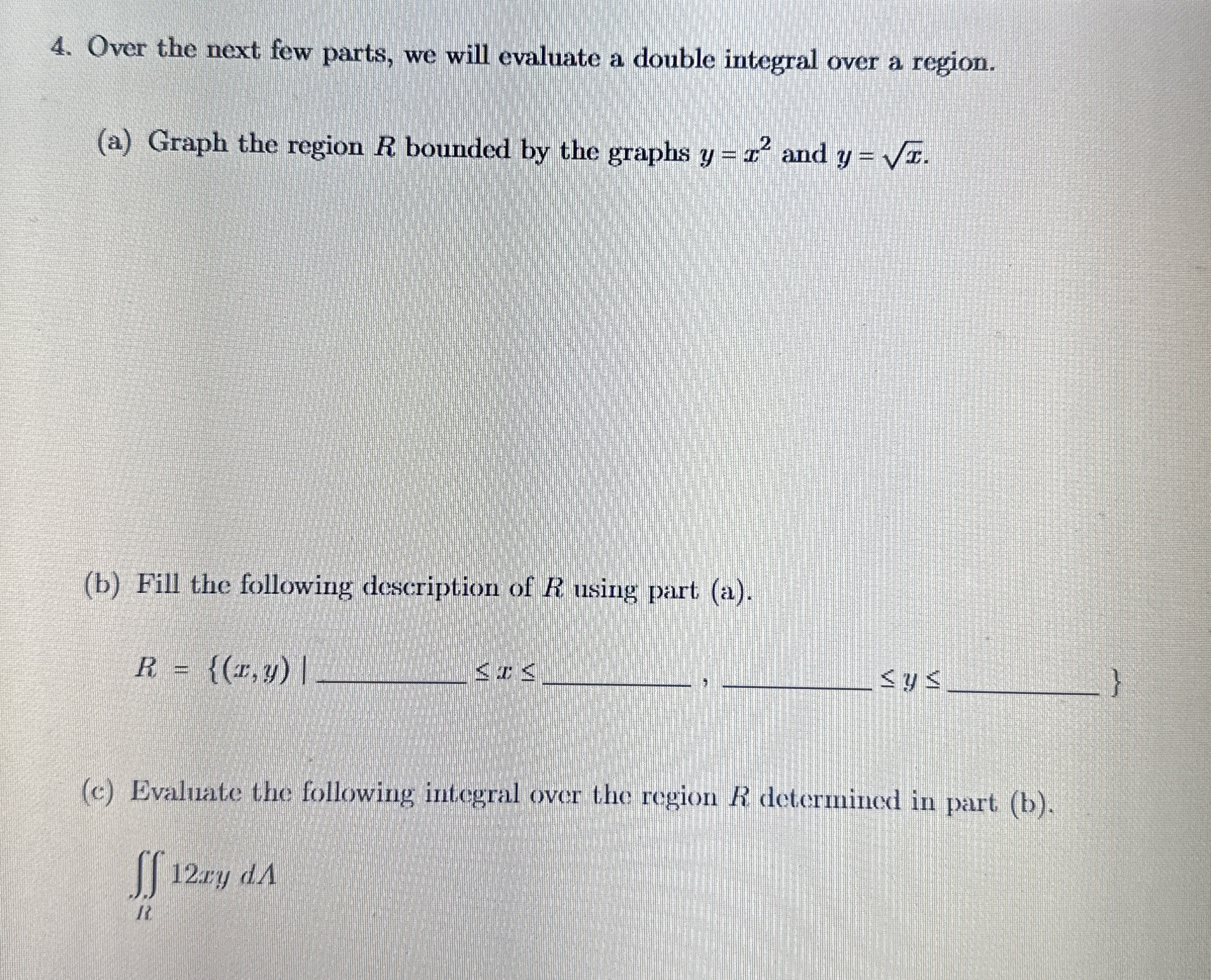 Over the next few parts, we will evaluate a