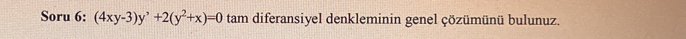 ( 4 x y - 3 ) y ' + 2 ( y 2 + x ) = 0 tam