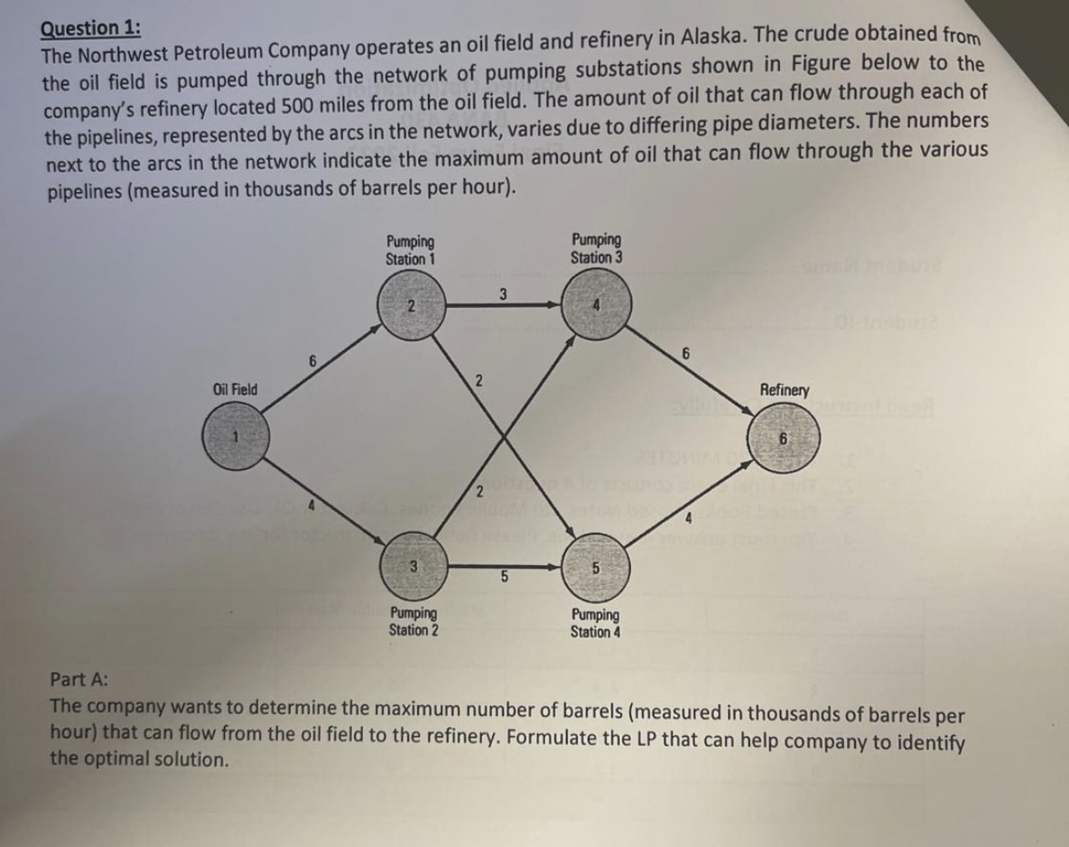 Part B: Dur to engineering reasons, pumping