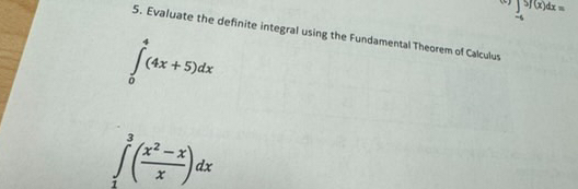 Evaluate the definite integral using the