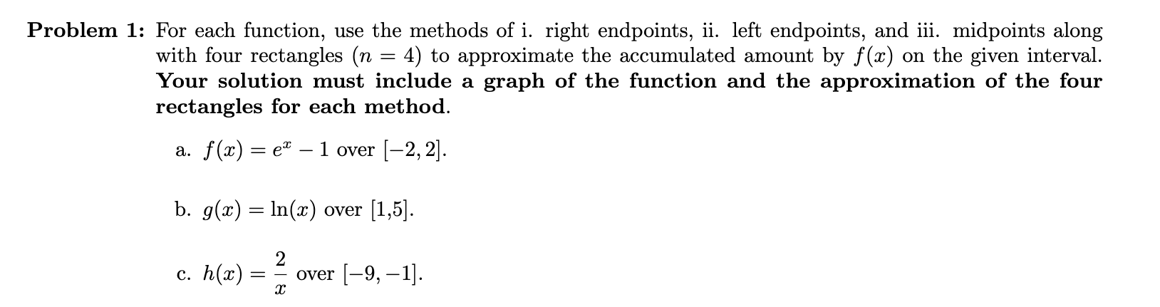 GIVE ME ONLY THE GRAPHS WRITTEN ON A PAPER! DO