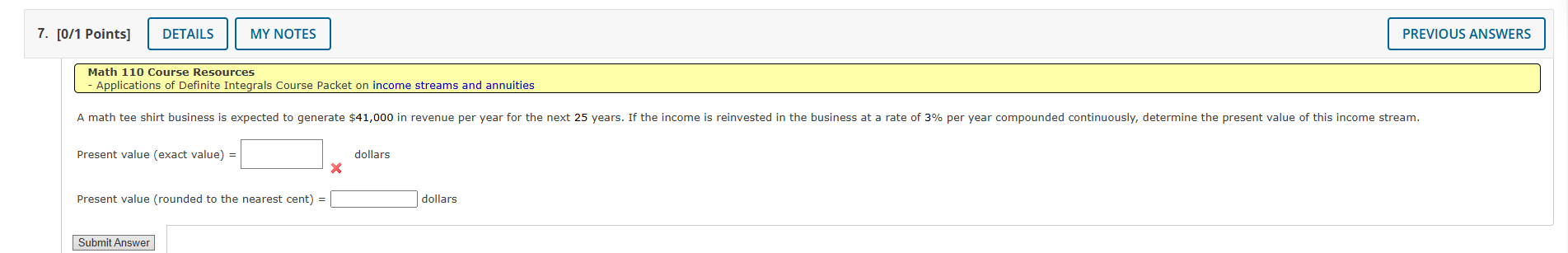 A math tee shirt business is expected to generate