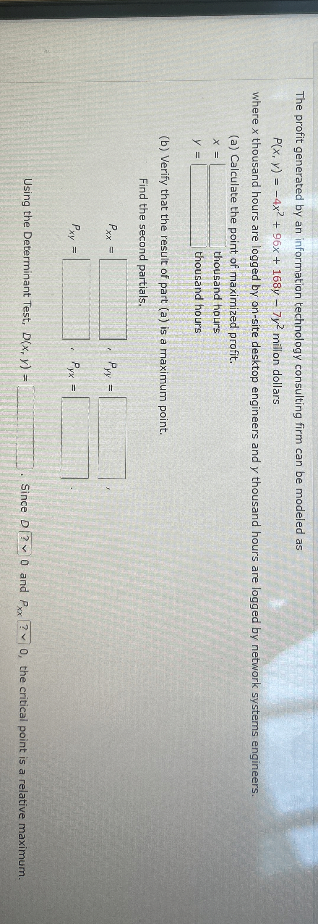 The profit generated by an information technology
