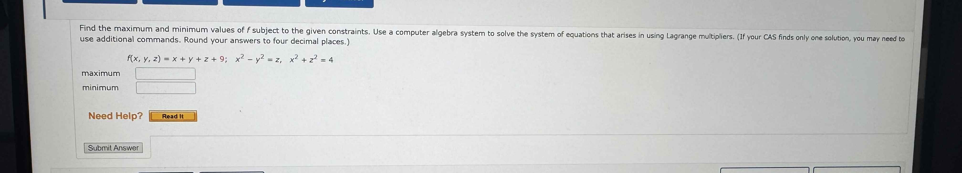 use additional commands. Round your answers to