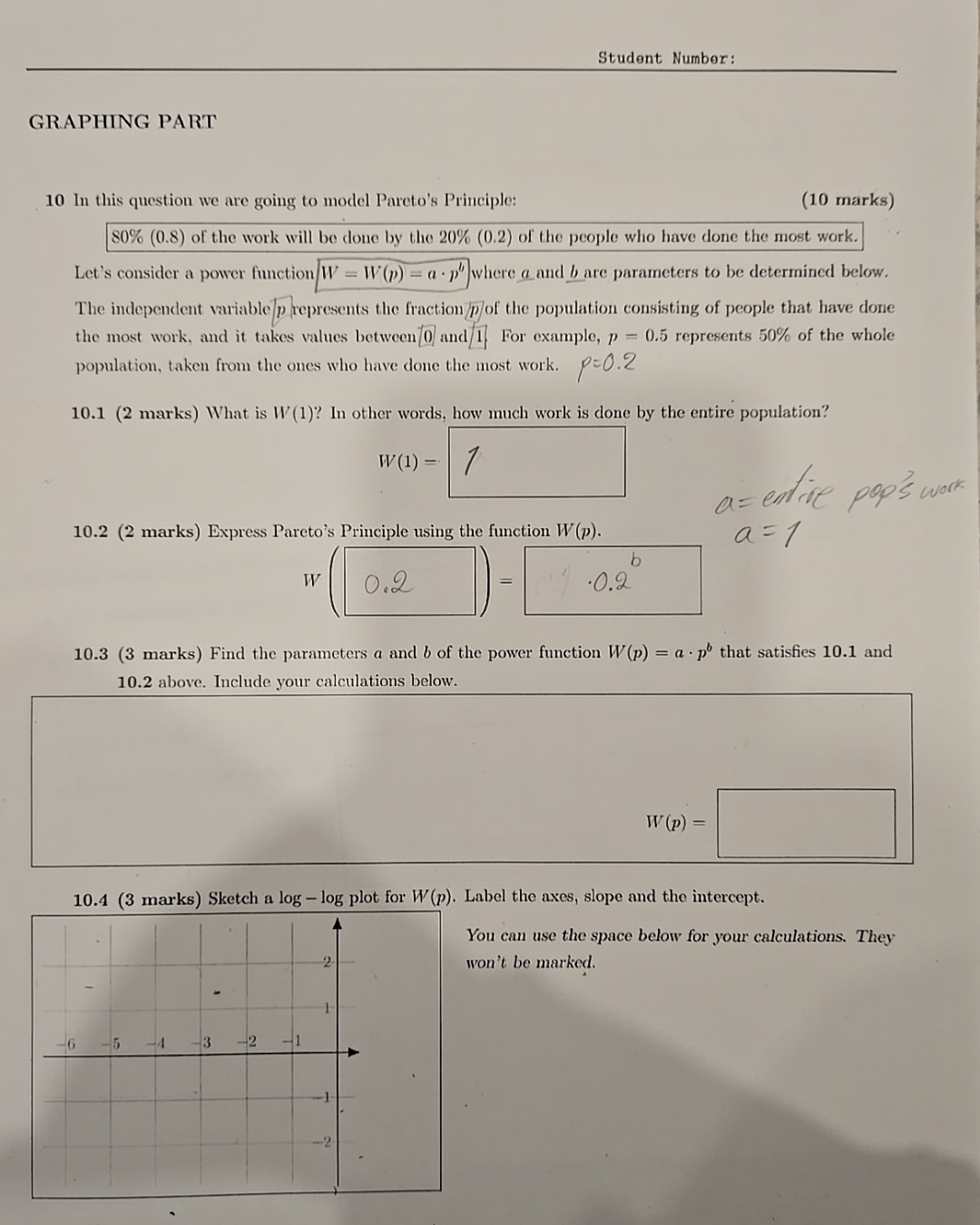 GRAPHING PART 1 0 . In this question we are going