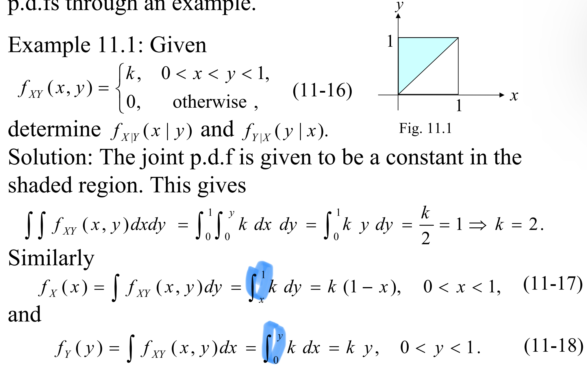 Example 1 1 . 1 : Given | ) ( y | ) | ) ( x | ) f