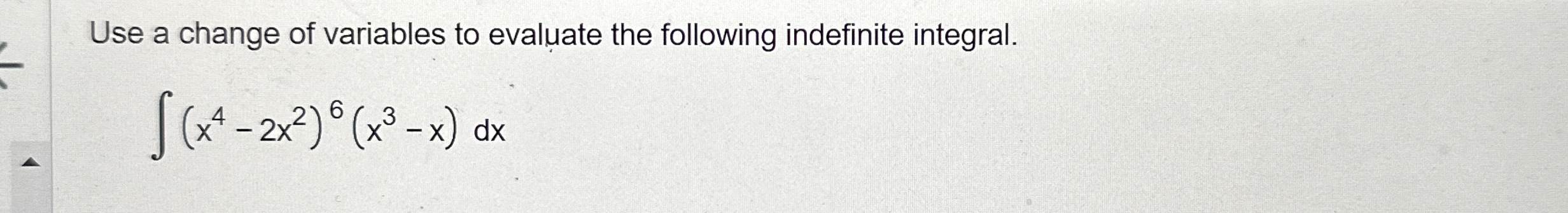 Use a change of variables to evaluate the