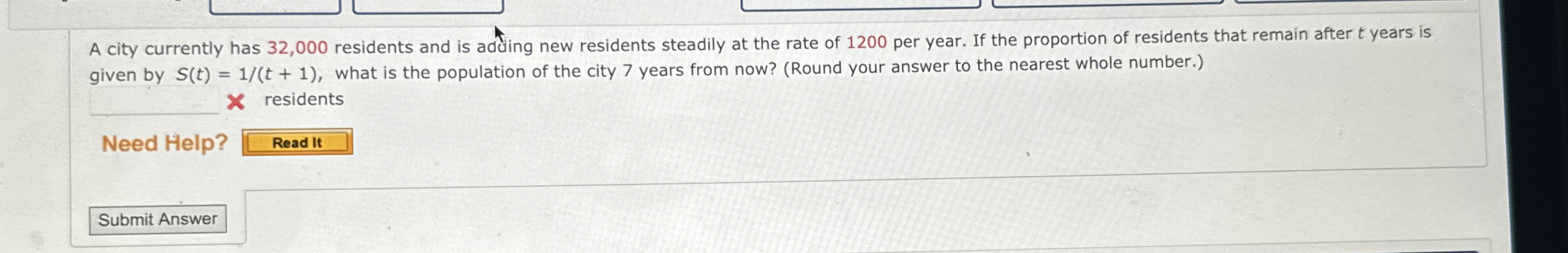 A city currently has 3 2 , 0 0 0 residents and is