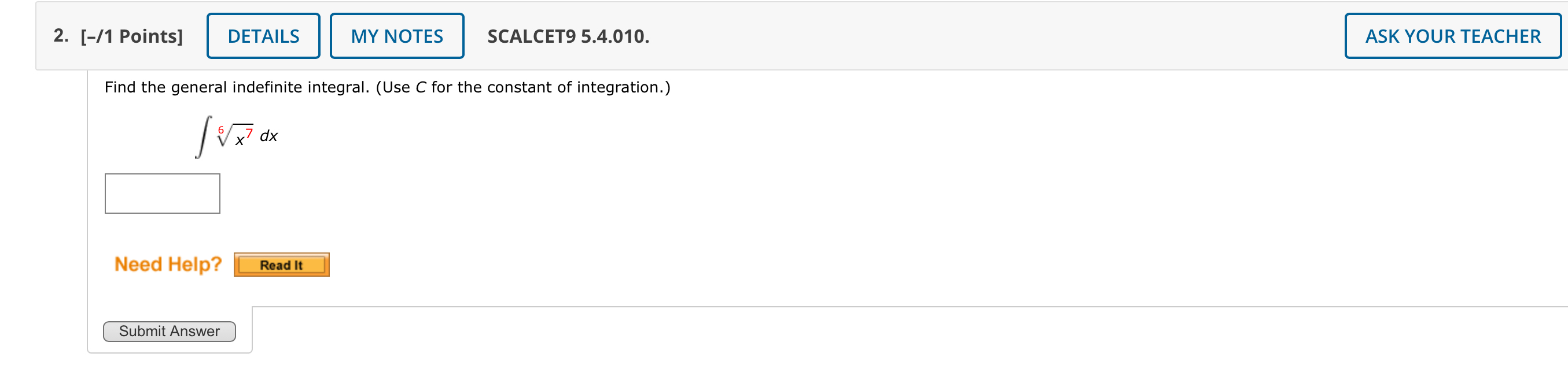 [ - / 1 Points ] SCALCET 9 5 . 4 . 0 1 0 . Find