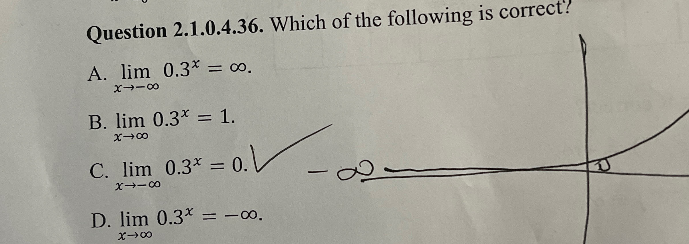 Question 2 . 1 . 0 . 4 . 3 6 . Which of the