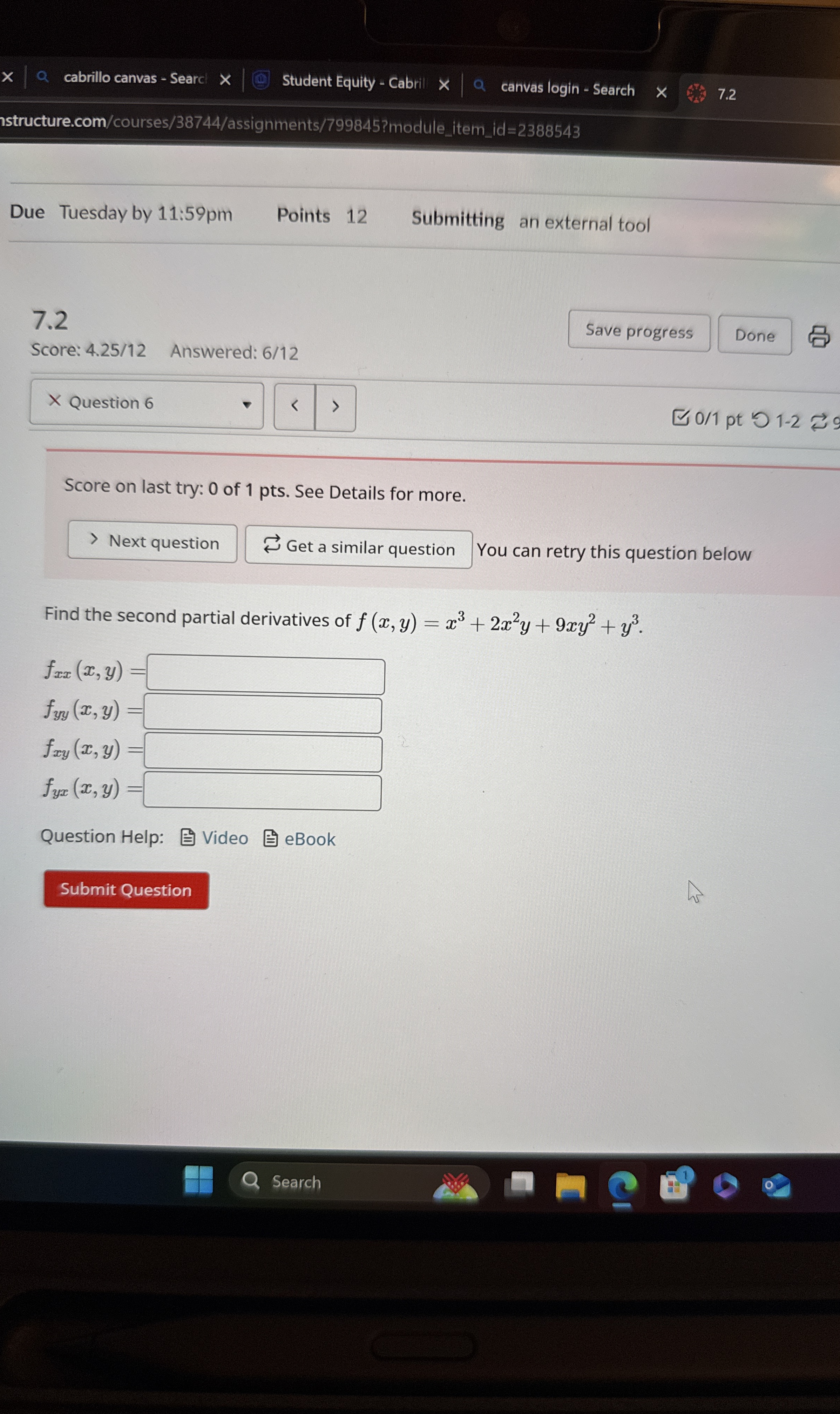 cabrillo canvas - Searc Student Equity - Cabril