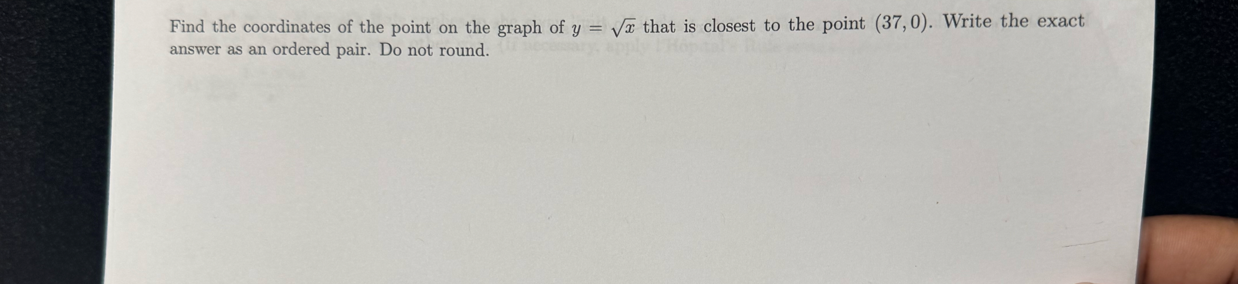 Find the coordinates of the point on the graph of