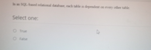 In wn SqL . based relational database, each table