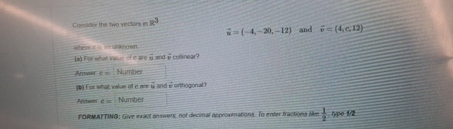 Consider the two vectors in R 3 vec ( u ) = ( - 4