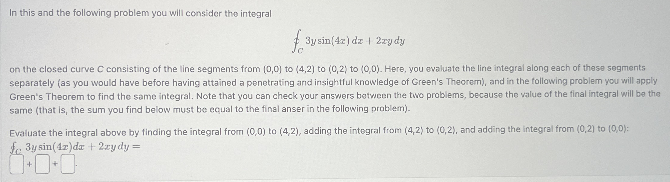 In this and the following problem you will