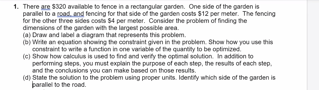 There are $ 3 2 0 available to fence in a