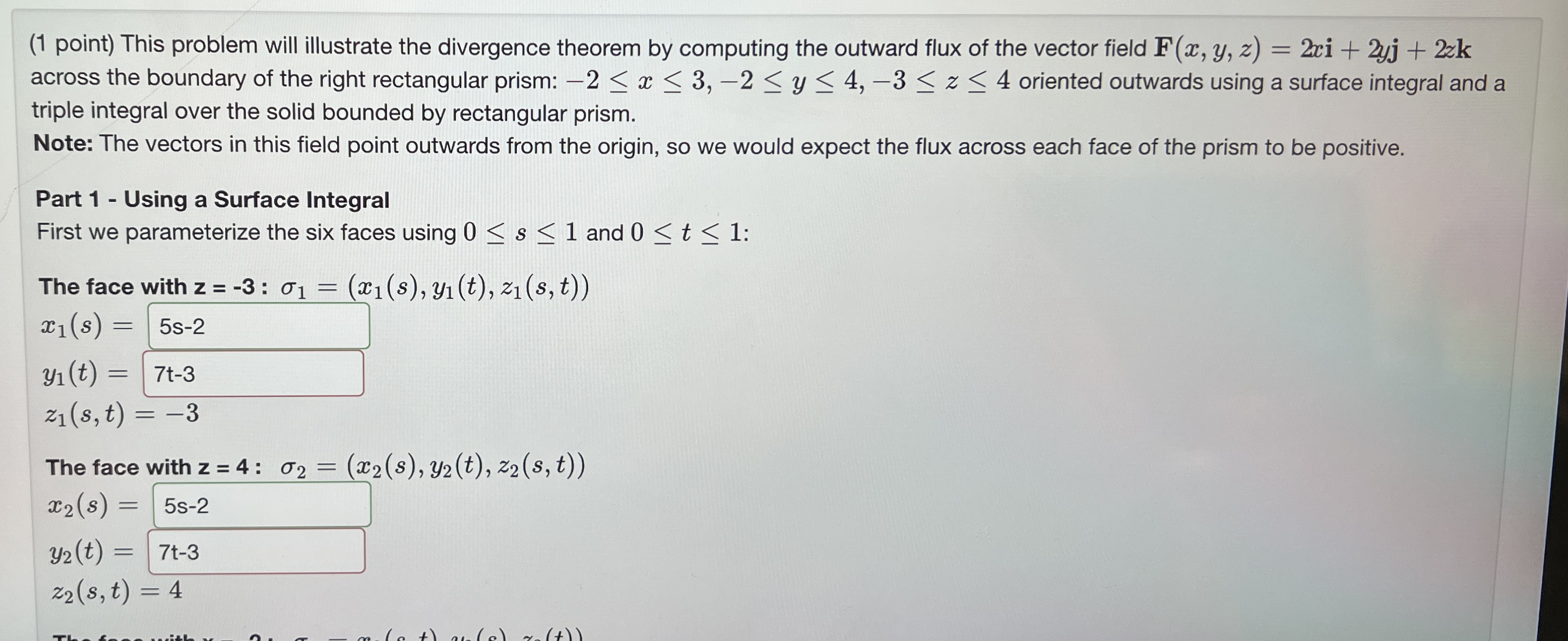 ( 1 point ) This problem will illustrate the