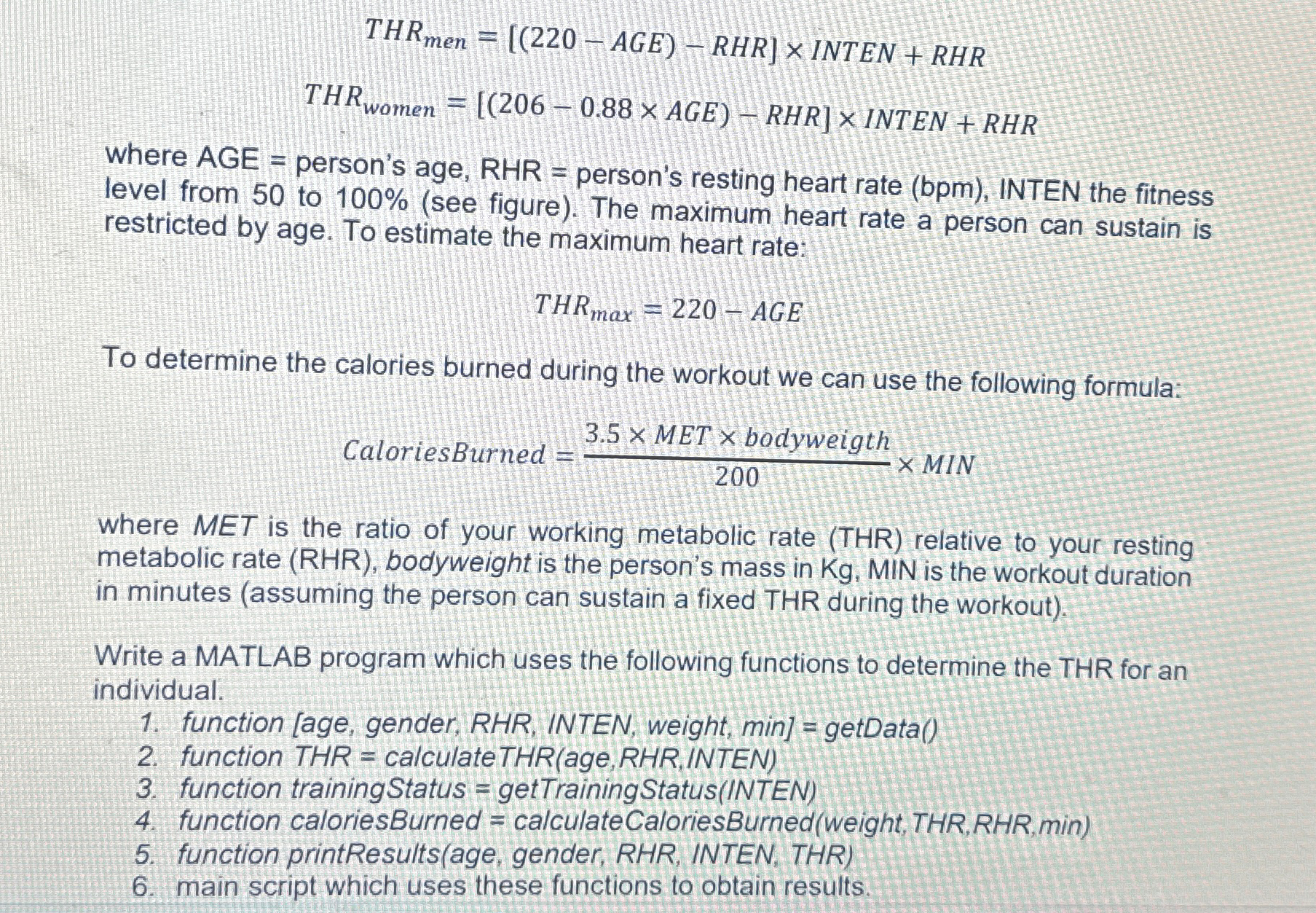 The heart rate that indicates a level of