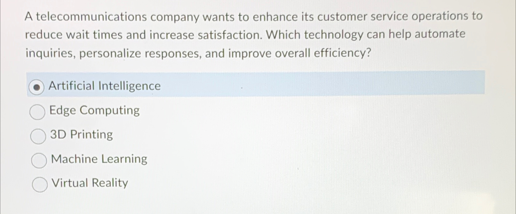 A telecommunications company wants to enhance its