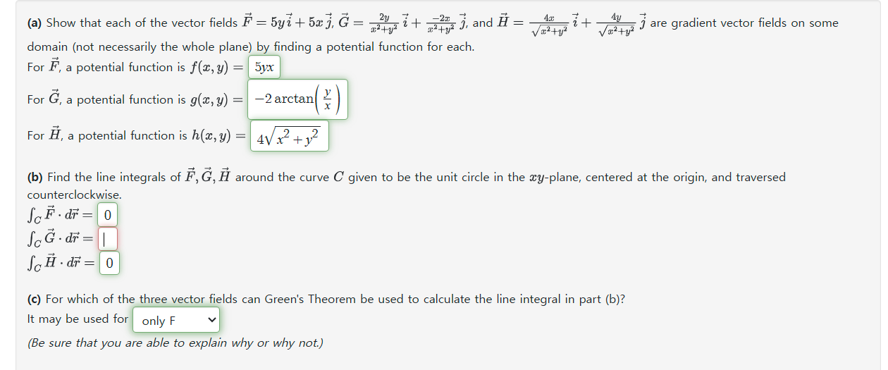 green ones are already right so dont change those