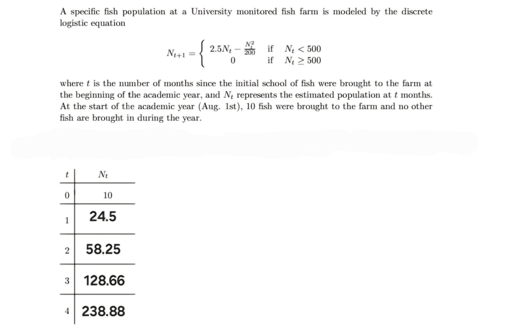 A ) Find the recursion form and determine the