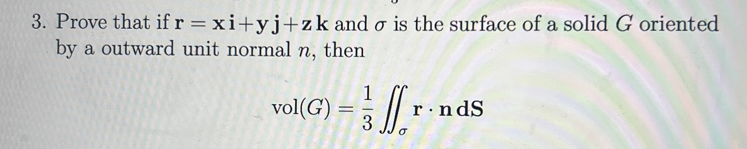 Prove that if R = xi + y j + z k and is the