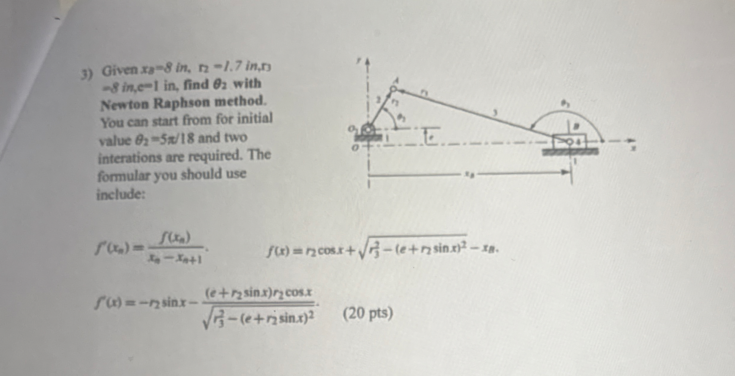 Given x 3 = 8 in , r 2 = 1 . 7 i n , r n - 8 in ,